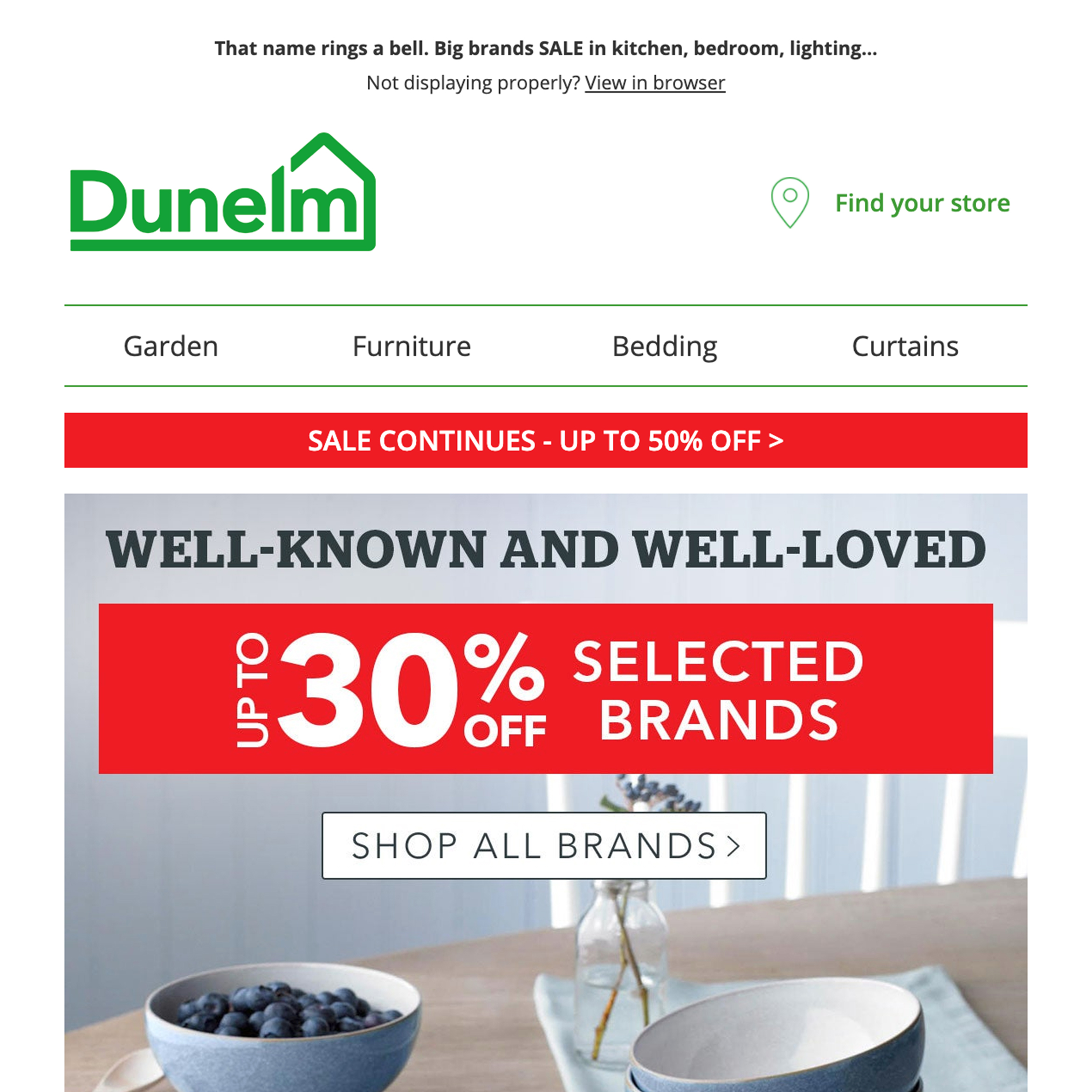 Dunelm email