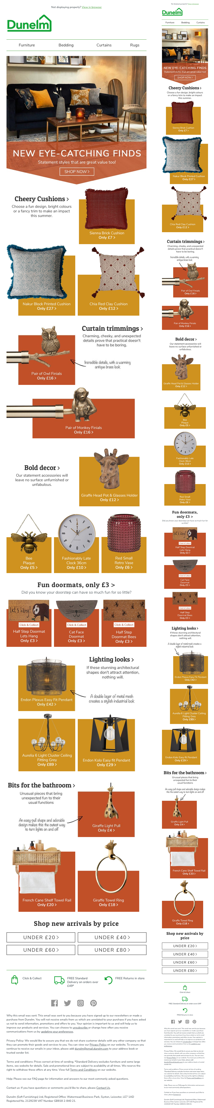 Dunelm Email