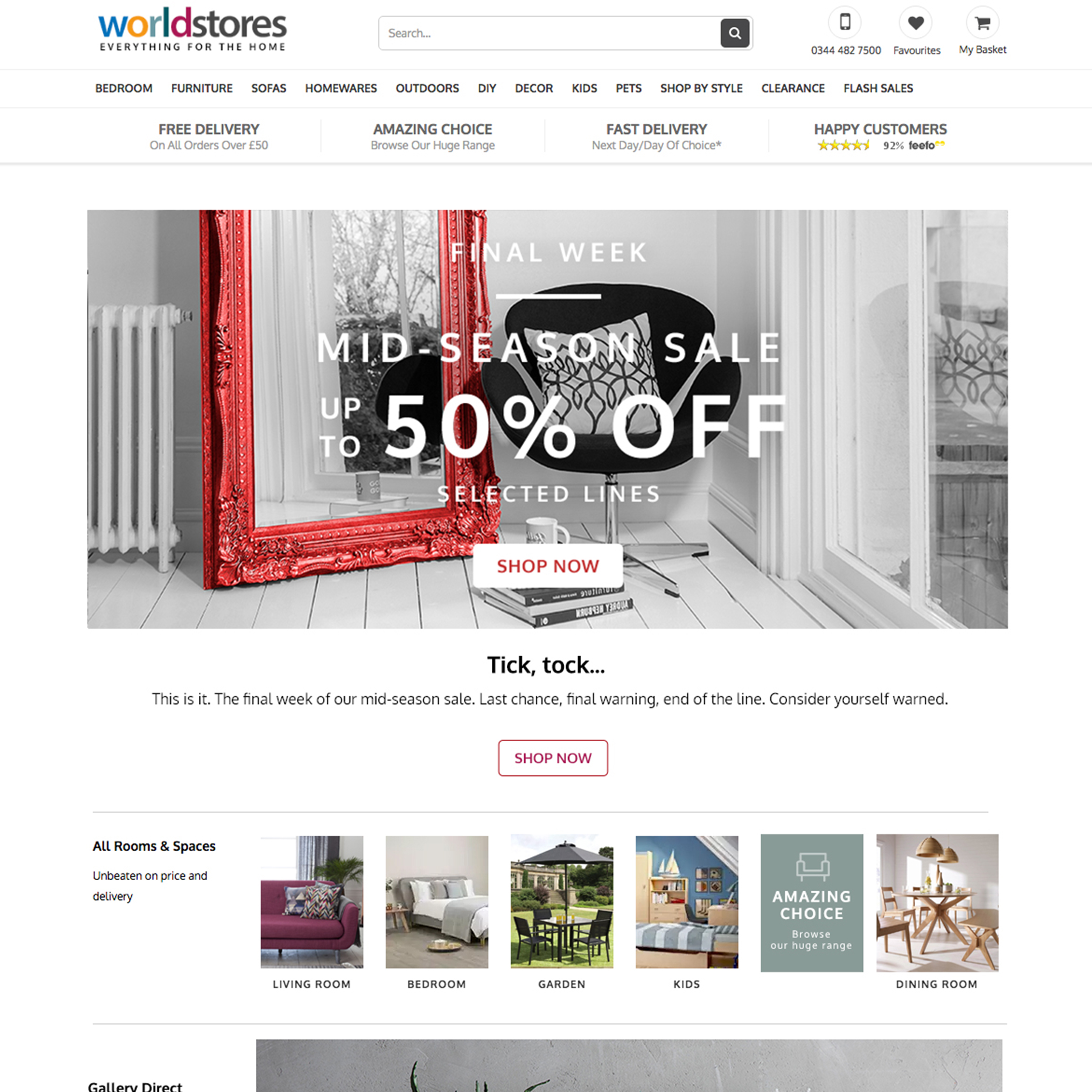 Worldstores Webpage