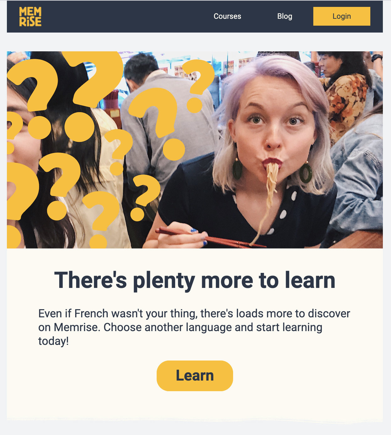 Memrise email